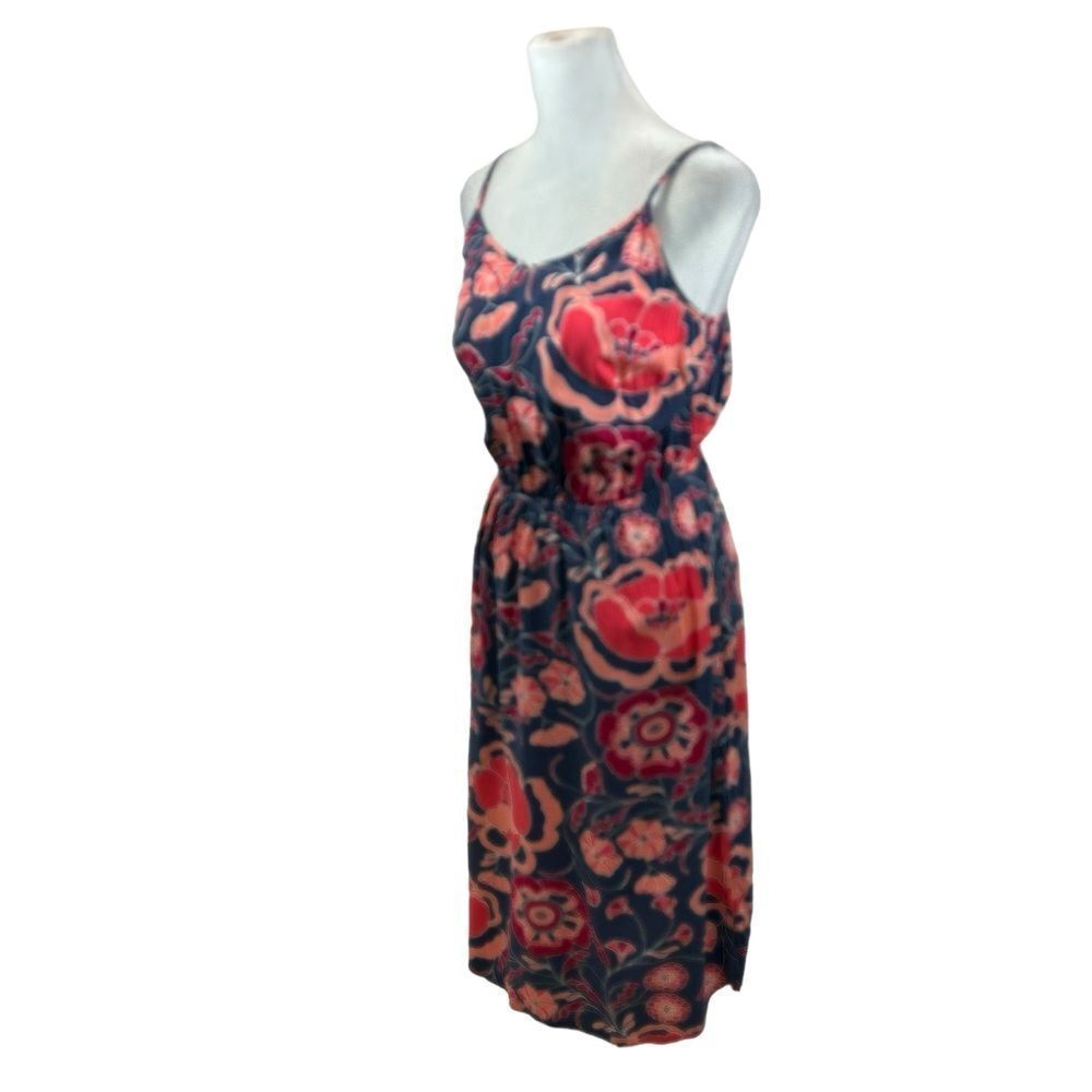 Ladies Gap Floral Sleeveless Midi Length Dress Size XS